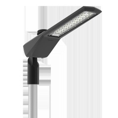 Светильник светодиодный Levante M Urban 80Вт 3000К уличный кронштейн 48мм 1..10В NEMA RAL9005 черн. муар VARTON V1-S1-90748-40U3