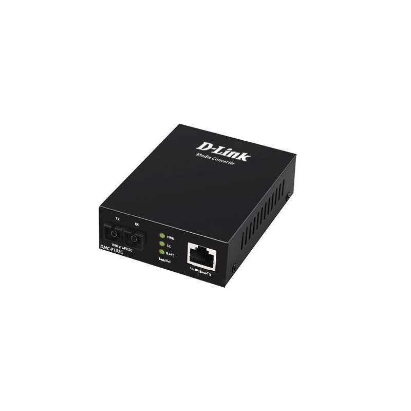 Медиаконвертер DMC-F15SC/B1A (100BASE-TX по витой паре в 100BASE-FX по одномодовому волокну (15км SC) D-link 1243223 Медиаконвертер DMC-F15SC/B1A (100BASE-TX по витой паре в 100BASE-FX по одномодовому волокну (15км SC) D-link 1243223