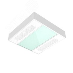Светильник светодиодный 30Вт 5000К IP54 600х600х127 медицинский с UV-блоком накладной защ. силикатн. стекло диммер DALI global w