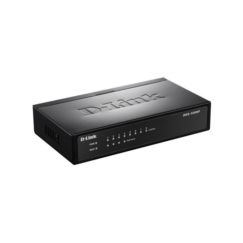 Коммутатор DES-1008P/C1A неуправляемый D-Link 1112511