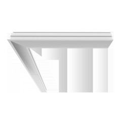 Светильник светодиодный Universal-Line L-поворот 650х650х69 25Вт 4000К IP40 правый/левый встраив. RAL9003 бел. муар VARTON V1-A1