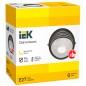 Светильник НПП 1107 100Вт E27 IP54 бел. круг ресничка IEK LNPP0-1107-1-100-K01