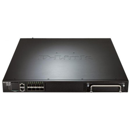 Коммутатор управляемый стекируемый L3 DXS-3600-16S/B1AEI с 8 портами 10GBase-X SFP+ 1 слот расшир., ист. пит. AC и 3 вентилята D