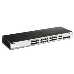 Коммутатор управляемый L2 DGS-1210-28/FL1A с 24 портами 10/100/1000Base-T и 4 комбо-портами 100/1000Base-T/SFP D-link 1710885