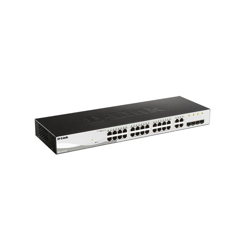 Коммутатор управляемый L2 DGS-1210-28/FL1A с 24 портами 10/100/1000Base-T и 4 комбо-портами 100/1000Base-T/SFP D-link 1710885