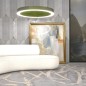 Светильник светодиодный RVE-LBX-MOSS-HOLE-RING-500-P 36Вт 4000К 500х500х100мм подвесной шир. рассеив.-80мм бел. RVElektro RVE000
