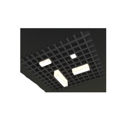 Светильник светодиодный RVE-LBX-LUMO40-PLAZA5010-6-GR квадрат грильято 6шт 40х40х80мм 14Вт встраиваемый 4000К бел. RVElektro RVE