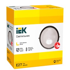 Светильник НПП 1101 100Вт E27 IP54 бел. круг IEK LNPP0-1101-1-100-K01