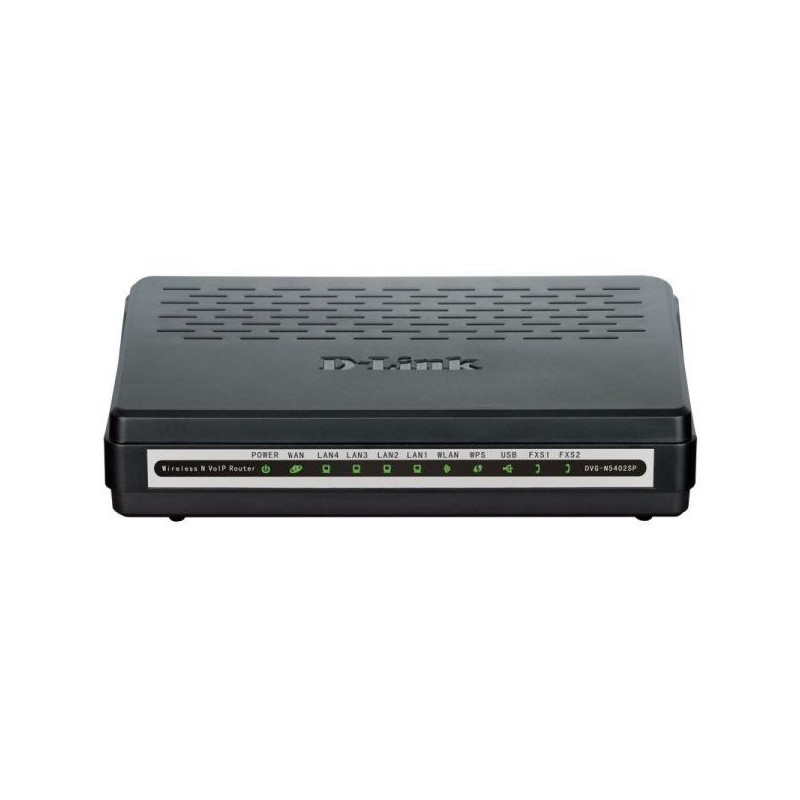 Маршрутизатор беспроводной DVG-N5402SP/2S1U/C1B с поддержкой 3G 2 FXS-порта 1 PSTN-порт USB-порт D-Link 1356181 Маршрутизатор беспроводной DVG-N5402SP/2S1U/C1B с поддержкой 3G 2 FXS-порта 1 PSTN-порт USB-порт D-Link 1356181