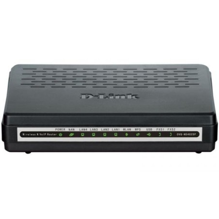 Маршрутизатор беспроводной DVG-N5402SP/2S1U/C1B с поддержкой 3G 2 FXS-порта 1 PSTN-порт USB-порт D-Link 1356181
