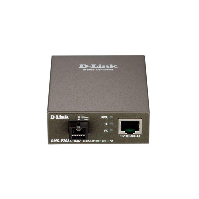 Медиаконвертер DMC-F20SC-BXD/B1A (1 порт 10/100Base-TX, 1 порт 100Base-FX + разъем SC (ТХ: 1550 нм, RX: 1310 нм ) для одномод. о Медиаконвертер DMC-F20SC-BXD/B1A (1 порт 10/100Base-TX, 1 порт 100Base-FX + разъем SC (ТХ: 1550 нм, RX: 1310 нм ) для одномод. о