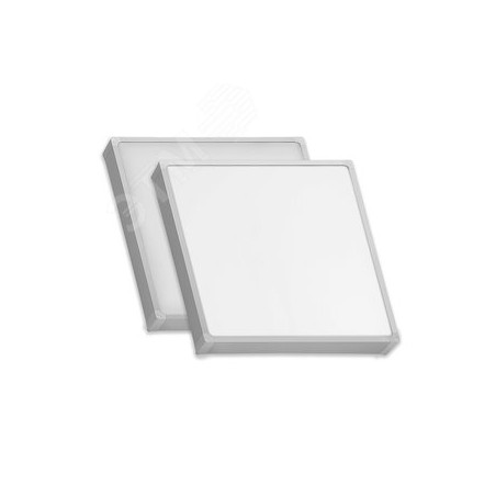 Светильник светодиодный Hightech-32/opal-sand 32Вт 5000К IP40 3800лм 595х595 встраив. накладной/подвесной для выносн. БАП VS бел