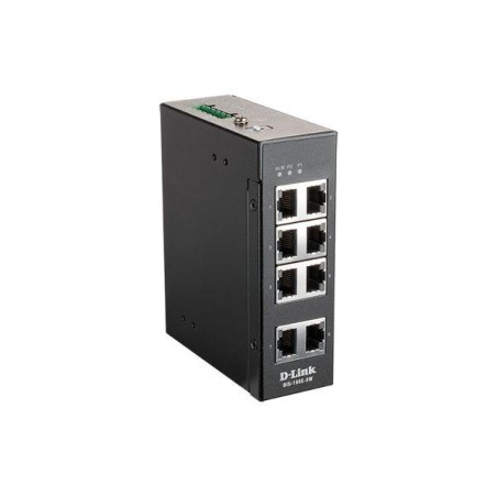 Коммутатор промышленный неуправляемый DIS-100E-8W/A1A (8 портов 10/100Base-TX энергосбережение и поддержка QoS) D-link 1692351