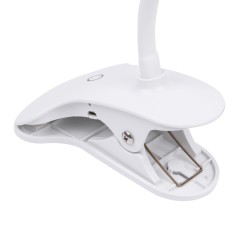 Светильник настольный TLD-557 Brown/LED/350Lm/5500K/Dimmer 5Вт «прищепка» сенсор. выкл. Uniel UL-00004138