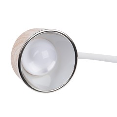 Светильник настольный TLD-557 Brown/LED/350Lm/5500K/Dimmer 5Вт «прищепка» сенсор. выкл. Uniel UL-00004138