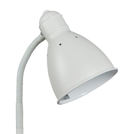 Светильник настольный UML-B701 E27 WHITE 60Вт цоколь Е27 механический выкл. бел. ТМ Uniel UL-00010156