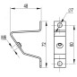 Кронштейн ST для DIN-рейки DKC 02190 Кронштейн ST для DIN-рейки DKC 02190