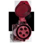 Розетка наружн. уст. 32А 380В 3P+РЕ+N IP44 (125) EKF ps-125-32-380