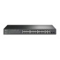 Коммутатор TL-SL2428P JetStream Smart с 24 портами 10/100Мбит/с 4 гигабитными портами и 24 портами PoE+ TP-Link 1814759