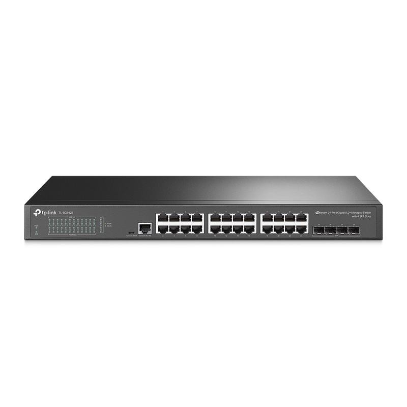 Коммутатор TL-SG3428 Ver2.0 JetStream 24 портовый гигабитный управляемый уровня 2+ с 4 SFP слотами TP-Link 1848245