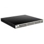 Коммутатор управляемый L2 DGS-1210-52MPP/ME/B3A с 48 портами 10/100/1000Base-T (PoE 802.3af/802.3at (30Вт) и 4 портами 1000Base-