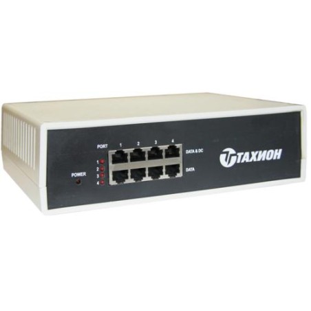 Инжектор 4-х канальный для питания по сети Ethernet IР-камер или другого оборудования поддерживающего стандарты технологии PoE I