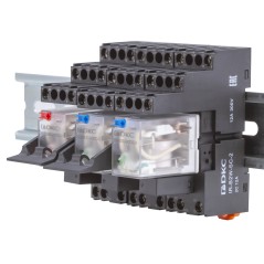 Реле одиночное 230В AC до 5А 4 прекидн. контакта DKC IR-230AC-4CO