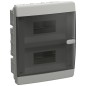 Корпус пластиковый ЩРВ-П-18 IP41 черн. прозр. дверь UNION Compact IEK UIC-KP12-V-18-41-K01