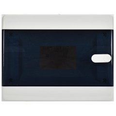 Корпус пластиковый ЩРН-П-8 IP41 черн. прозр. дверь UNION Compact IEK UIC-KP12-N-08-41-K01