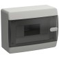 Корпус пластиковый ЩРН-П-8 IP41 черн. прозр. дверь UNION Compact IEK UIC-KP12-N-08-41-K01 Корпус пластиковый ЩРН-П-8 IP41 черн. прозр. дверь UNION Compact IEK UIC-KP12-N-08-41-K01