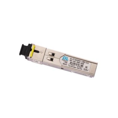 Модуль SFP WDM 1Гбит/с одно волокно SM SC Tx:1550/Rx:1310нм 20дБ до 40км DDM NIKOMAX GL-OT-SG20SC1-1550-1310