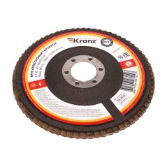 Круг лепестковый торцевой P120 125х22.2мм Kranz KR-90-0017