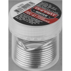 Припой 90 098 OEM-Pos03-61K-1.5-B10 банка 1.5мм 10г ОНЛАЙТ 90098