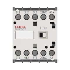 Миниконтактор YON DMC007 7A 3кВт AC3 3P кат. 380В AC 1НО YON DMC007-3C10A380