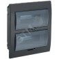Корпус встраиваемый ЩРВ-П-24 Krepta 3 IP41 пластик. черн. IEK MKP12-V-24-41-K02