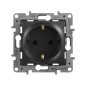 Розетка 1-м СП Etika 16А IP31 250В 2P+E с заземл. защ. шторки немецк. стандарт винтов. клеммы механизм антрацит Leg 672622 Розетка 1-м СП Etika 16А IP31 250В 2P+E с заземл. защ. шторки немецк. стандарт винтов. клеммы механизм антрацит Leg 672622