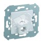 Розетка телефонная СП Simon 88 RJ11 6 контакт. для коннектора механизм черн. Simon 75480-32