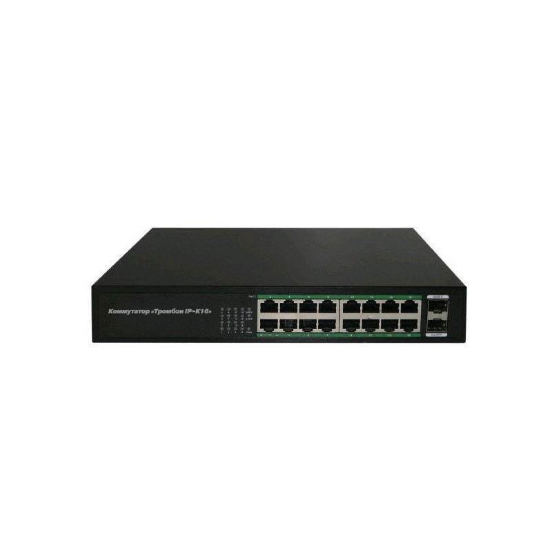 Коммутатор "Тромбон IP-К16" Тромбон НФ-00001419 Коммутатор "Тромбон IP-К16" Тромбон НФ-00001419