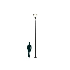 Светильник APEX LED 80 SK 3000K POLE 6M RAL9005 СТ 4732000090