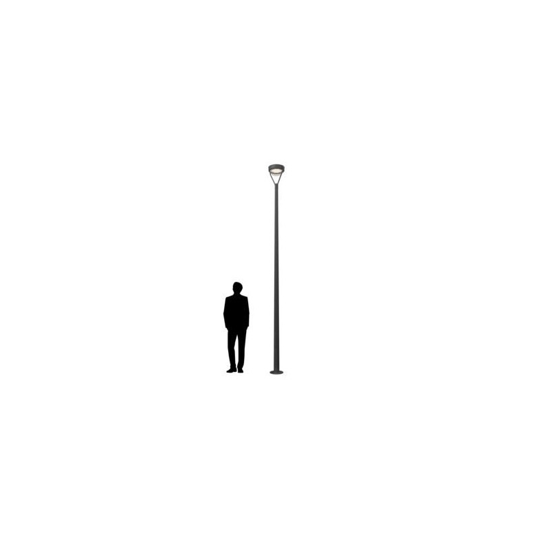 Светильник светодиодный VALLEY TOP 40W RW 830 RAL9005 POLE 3M SET в комплекте ЗДФ СТ 4855000040