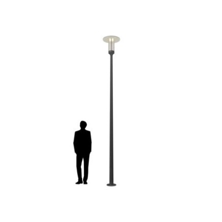 Комплекс осветительный IDALGO 30W RW 830 RAL9005 POLE 3M SET (в комплекте ЗДФ) СТ 4876000030