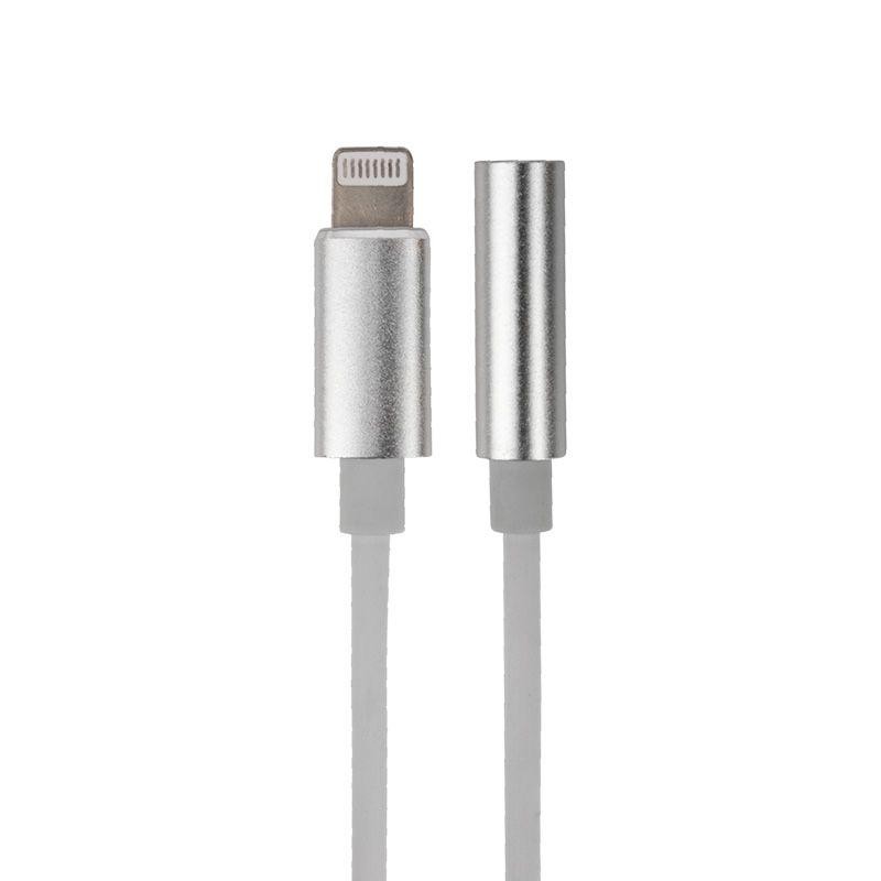 Кабель переходник с iPhone 5/6/7/8/X моделей на AUX гн. 3.5мм Rexant 18-0175 Кабель переходник с iPhone 5/6/7/8/X моделей на AUX гн. 3.5мм Rexant 18-0175