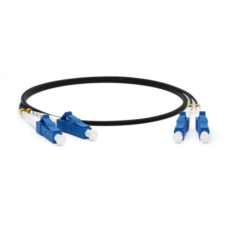 Патч-корд FC-D2-9-LC/UR-LC/UR-H-25M-LSZH-BK волоконно-оптический (шнур) SM 9/125 (OS2) LC/UPC-LC/UPC duplex LSZH 25 м черн. Hype Патч-корд FC-D2-9-LC/UR-LC/UR-H-25M-LSZH-BK волоконно-оптический (шнур) SM 9/125 (OS2) LC/UPC-LC/UPC duplex LSZH 25 м черн. Hype