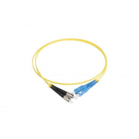 Патч-корд FC-D2-9-FC/UR-SC/UR-H-1M-LSZH-YL волоконно-оптический (шнур) SM 9/125 (OS2) SC/UPC-FC/UPC 2мм duplex LSZH 1м Hyperline