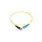 Патч-корд FC-D2-9-FC/UR-SC/UR-H-1M-LSZH-YL волоконно-оптический (шнур) SM 9/125 (OS2) SC/UPC-FC/UPC 2мм duplex LSZH 1м Hyperline