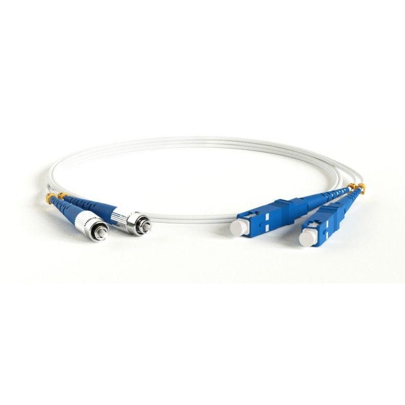 Патч-корд FC-D2-9A1-FC/UR-SC/UR-H-2M-LSZH-WH волоконно-оптический (шнур) SM 9/125 (G657) SC/UPC-FC/UPC 2мм duplex LSZH 2м Hyperl Патч-корд FC-D2-9A1-FC/UR-SC/UR-H-2M-LSZH-WH волоконно-оптический (шнур) SM 9/125 (G657) SC/UPC-FC/UPC 2мм duplex LSZH 2м Hyperl