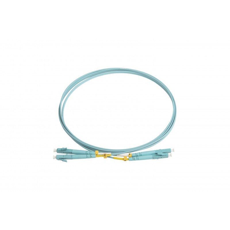 Патч-корд волоконно-оптический (шнур) MM 50/125(OM3) LC-LC dupleх 10G/40G LSZH 1.5м FC-D2-503-LC/PR-LC/PR-H-1.5M-LSZH-AQ Hyperli