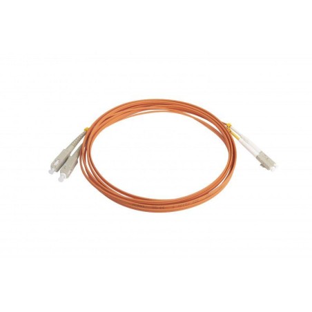 Патч-корд FC-D2-50-LC/PR-SC/PR-H-3M-LSZH-OR волоконно-оптический (шнур) MM 50/125 LC-SC duplex LSZH 3м Hyperline 28386