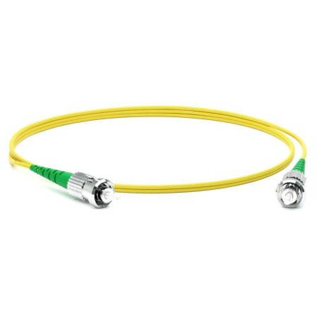 Патч-корд FC-S2-9-ST/AR-ST/AR-H-3M-LSZH-YL волоконно-оптический (шнур) SM 9/125 (OS2) ST/APC-ST/APC 2мм simplex LSZH 3м Hyperlin