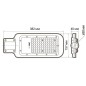 Светильник светодиодный PSL 07 50Вт 5000К IP65 AC180-260 уличный ДКУ Pro JazzWay 5041059 Светильник светодиодный PSL 07 50Вт 5000К IP65 AC180-260 уличный ДКУ Pro JazzWay 5041059